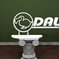 AC-DAL-Logo.jpg Archivo STL Animal Crossing - ¡DAL SIgn!・Modelo imprimible en 3D para descargar