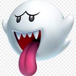 676-6764697_transparent-king-boo-png-super-mario-ghost-transparent.png Boo Cookie cutter