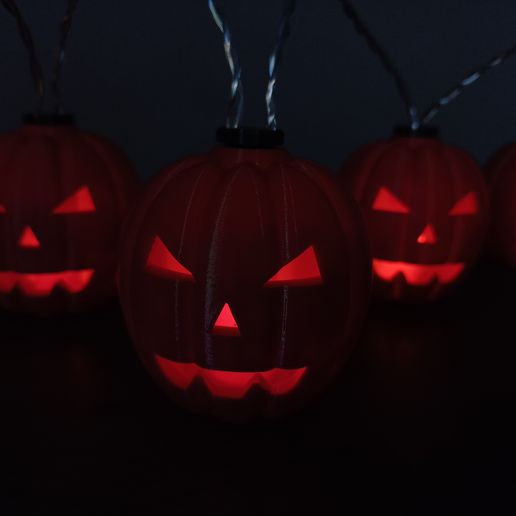 🎃 HALLOWEEN PUMPKIN (LED chain)・ STL File for ・Cults
