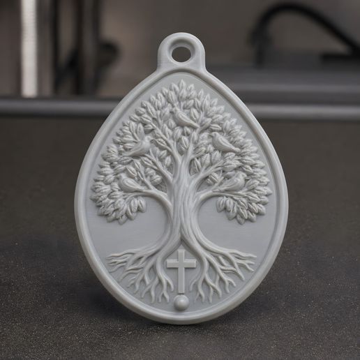 Mustard Seed Faith Medal 3D Print Model