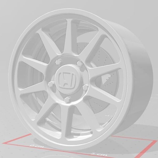 1/64 SCALE (H)ONDA INTEGRA Style Wheels – Diecast STL