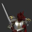 02.jpg D&D Miniature Dragonborn Tempus Paladin