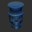Shop2.jpg Skull with top hat, hollow inside, with open eyes