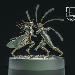 AF8EA909-F770-41C0-B9BF-740B12EAE6D2.jpeg Fichier STL Naruto VS Sasuke FINAL BATTLE・Design pour imprimante 3D à télécharger
