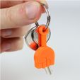 Artboard-5-100.jpg Free STL file PRINT-IN-PLACE ROCK 'N' ROLL KEYCHAIN・3D printer model to download