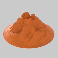 untitled.270.jpg STL-Datei Vulkan-Landschaft 2・Design für 3D-Drucker zum herunterladen