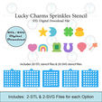 Etsy-Listing-Template-STL.png Lucky Charms Sprinkles Stencil | Laser or 3D Printed, Decorating Stencils | Digital Download STL & SVG Files