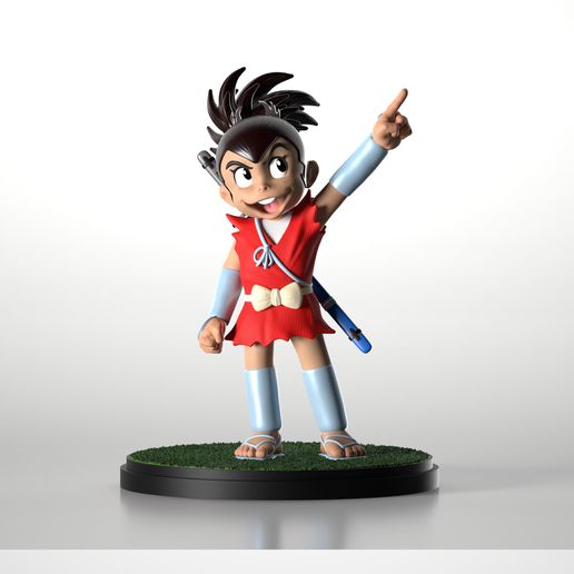 💬 Sarutobi Sasuke V2 (まんが猿飛佐助)・ STL File for 3D printing