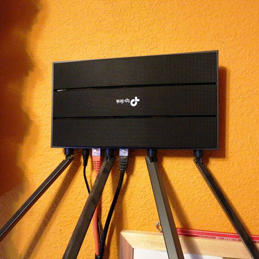 Бесплатный STL файл Настенный кронштейн для TP-Link Archer C80 🖼 ・Идея ...
