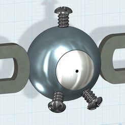 magnemite.jpg Fichier STL gratuit Magnemite - multi part print・Plan à télécharger et à imprimer en 3D