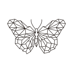 Diseño sin título.png Butterfly| Decorative 2D Print | Key chain