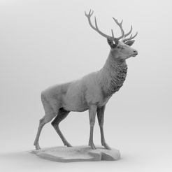 untitled.451.jpg STL file deer・3D print design to download