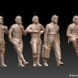 6546457tfg.jpg Tank Crew WW2 Russia 3D print model