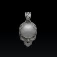 ddc11221ds5545122.jpg Ornamentaler Totenkopf-Anhänger 3D-Druck Modell