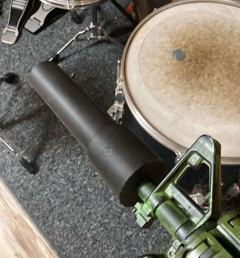 PBS 1 Airsoft suppressor 14mm CCW 3D model