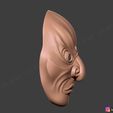 15.jpg Japanese Bugaku Mask - Devil Mask -Halloween Cosplay 3D print model