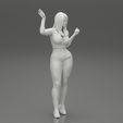 Girl-0032.jpg Girl Posing In Short Shirt Showing Belly 3D Print Model
