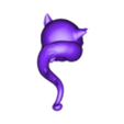Scream tail-Scream_tail.stl Igglybuff, jigglypuff, Wigglytuff and Scream tail 3D print model