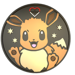 IMG_0778.png Pokemon coin / coaster Eevee
