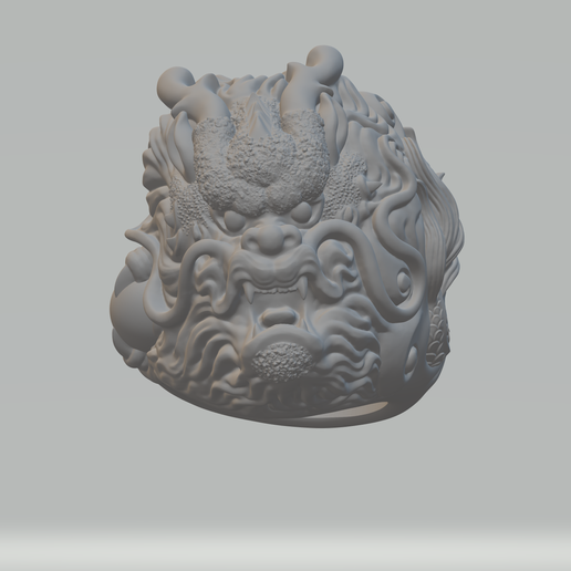Dragon Ring 3D Model 3D print model 3D model