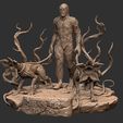vecna-demogorgon-stranger-things-3d-model-12.jpg Vecna and Demodogs Premium Statue - Stranger Things Upside Down Masterpiece