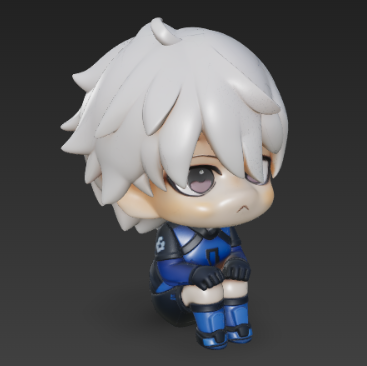 BLUE LOCK - Seishiro Nagi - 3D model önizlemesi