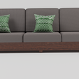 untitled.png Red meratin wood Couch Simple