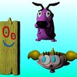 render-cartoon.jpg CARTOON NETWORK ADORNOS (TABLON , CORAJE Y DEE DEE)