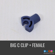 7.png BIG C Clip + FEMALE connector for 30 Minute Missions / Sisters or Gundam PRESUPPORTED