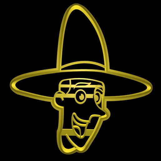 The man with the yellow hat.jpg Download STL file Curious George cookie cutter set • 3D printing template, davidruizo