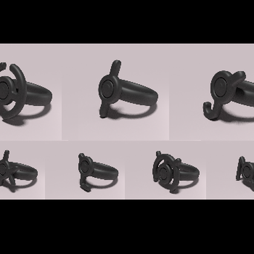 Pokemon - unown ring H-N 3D model