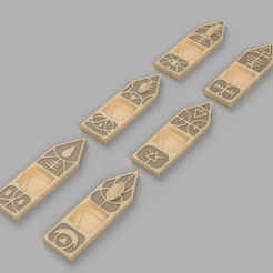 Wound Marker v4.png Free 3D file Warhammer Wound Marker for Eldar・3D printable object to download