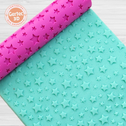 photoroom-20220923_1004241-ff65f.png STL file Texture Roller Stars / Roller Texture・Template to download and 3D print