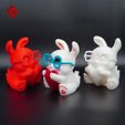 3.jpg VALENTINE'S BUNNY HEART - LIGHTNING ENABLED - PRINT IN PLACE - NO SUPPORTS - ALMOST NO INFILL