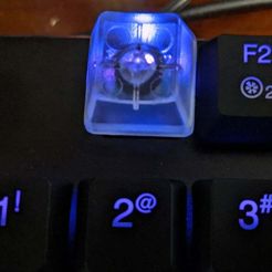 w-keycap-on.jpg V2 Choc to MX / Cherry Keycap Adapter for a Havit keyboard