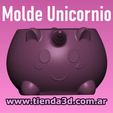 molde-unicornio-6.jpg Unicorn Flowerpot Mold