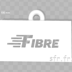 Capture Porte Clé Fibre sfr.fr.PNG Fichier STL gratuit Porte Clé Fibre sfr.fr・Design à télécharger et à imprimer en 3D