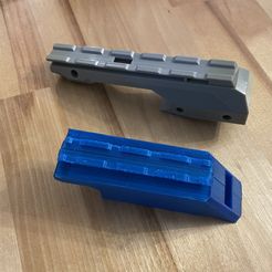 C9C0EA0C-2449-4903-8088-6BD6651A7E32.jpeg Archivo STL Nerf Modulus ECS-10 Mango superior con medidor de tensión・Diseño de impresora 3D para descargar