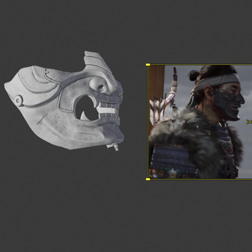 side.png Ghost of Tsushima: Ghost Mask