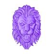 57.stl fierce lion frame