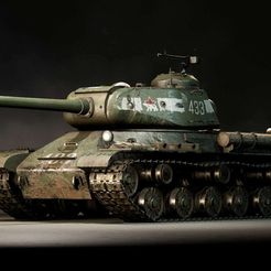 is2-1920x1080-27d7b70ab4e48e3ace8cfd86360c750b.jpg Archivo STL IS 2 Russian Tank Low Poly・Modelo de impresora 3D para descargar