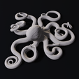 side4.png Octopus Hangable Wall Decoration for Air Plants