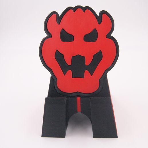 Bowser Cellphone Stand 3D model