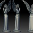 5.jpg praying angel 3D print model