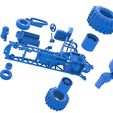 64.jpg Diecast Mini Rod trattore trainante 8 Scala 1:25
