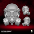 1.png Deathrider Gasmask Head 3D printable files for Action Figures