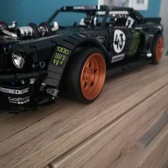 IMG_20190524_154449.jpg STL file Lego Technic Ford Mustang Hoonicorn Wheel Rim・Model to download and 3D print, sauer0m