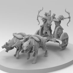 Thumbnail-1.jpg Бесплатный 3MF файл Волчья колесница Гоббо・3D-печать объекта для загрузки