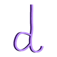 d_linotype_manuscrit_minuscule_alphabet.stl handwritten typography