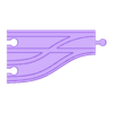 brio_G1.stl Train Track - Single to Double Track Switches - Compatible with BRIO and Others